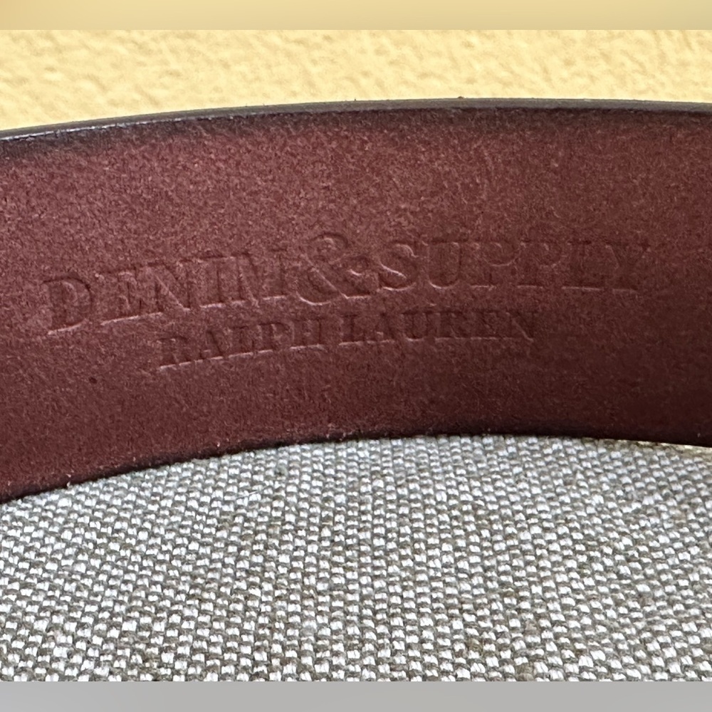 Ralph Lauren Denim & Supply Southwest Style Leather Belt Women’s Large New! - Picture 5 of 8